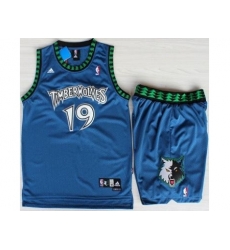 Minnesota Timberwolves 19 Sam Cassell Blue Swingman NBA Jerseys Short Suits