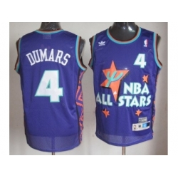 NBA 95 All Star #4 Dumars Purple Jerseys