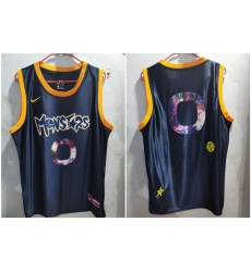 Men Monstars 0 Black Space Jam Stitched Movie Jersey