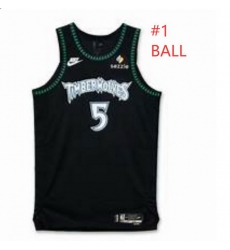 lamelo Ball#1 like garnett Jersey Black