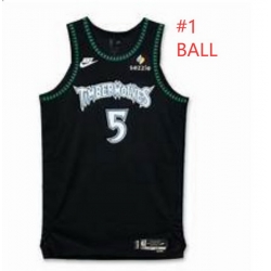 lamelo Ball#1 like garnett Jersey Black