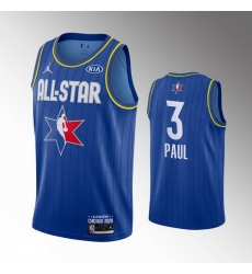 Thunder 3 Chris Paul Blue 2020 NBA All Star Jordan Brand Swingman Jersey