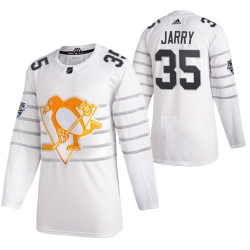 Penguins 35 Tristan Jarry White 2020 NHL All Star Game Adidas Jersey