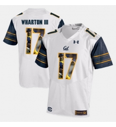 California Golden Bears Vic Wharton Iii Player Pictorial White Jersey