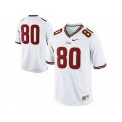 Florida State Seminoles FSU 80 Rashad Greene White College Football NCAA Jerseys