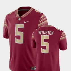 Men Florida State Seminoles Jameis Winston 5 Garnet Game College Football Jersey