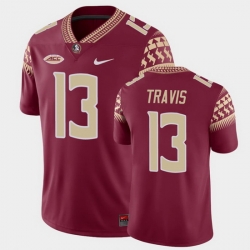 Men Florida State Seminoles Jordan Travis Game Garnet College Football Jersey