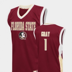 Men Florida State Seminoles Raiquan Gray Red Fadeaway College Basketball Jersey