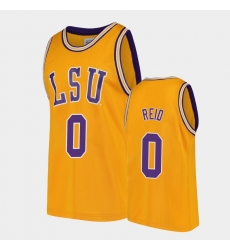 LSU Tiger Naz Reid Gold Replica Men'S Jersey