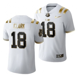 Lsu Tigers Damone Clark 2021 22 Golden Edition Limited Football White Jersey