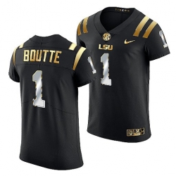 Lsu Tigers Kayshon Boutte 2021 22 Golden Edition Elite Football Black Jersey