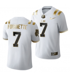 Lsu Tigers Leonard Fournette Golden Edition Limited Nfl White Jersey