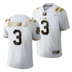 Lsu Tigers Odell Beckham Jr. Golden Edition Limited Nfl White Jersey