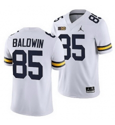 Michigan Wolverines Daylen Baldwin White College Football Men Jersey