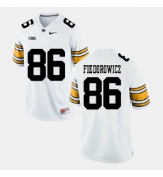 C.J. Fiedorowicz White Iowa Hawkeyes Alumni Football Game Jersey