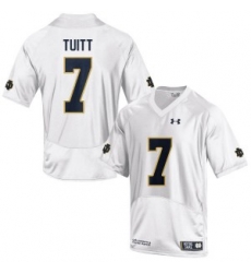 Men Under Armour 7 Replica White Jersey