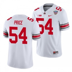 Ohio State Buckeyes Billy Price White 2021 Sugar Bowl College Football Jersey