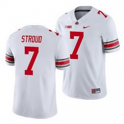 Ohio State Buckeyes C.J. Stroud White Game Men'S Jersey