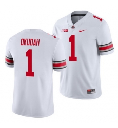 Ohio State Buckeyes Jeff Okudah White Game Men'S Jersey