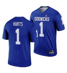 Oklahoma Sooners Jalen Hurts Blue Legend Men'S Jersey