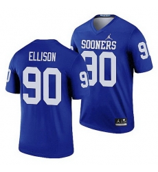 Oklahoma Sooners Josh Ellison Blue Legend Men'S Jersey