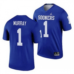 Oklahoma Sooners Kyler Murray Blue Legend Men'S Jersey