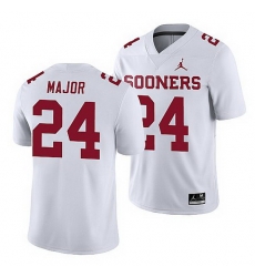 Oklahoma Sooners Marcus Major White Game Men'S Jersey