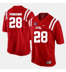 D'Vaughn Pennamon Red Ole Miss Rebels Alumni Football Game Jersey