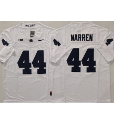 Men Penn State #44 Tyler Warren White Stitched NCAA Jersey