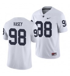 penn state nittany lions dan vasey white college football men's jersey