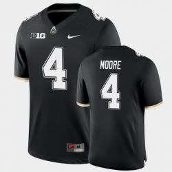 Men Purdue Boilermakers Rondale Moore College Football Game Black Jersey