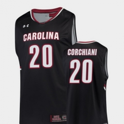 Men South Carolina Gamecocks Tommy Corchiani Black Replica College Basketball Jersey