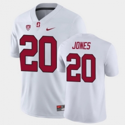 Men Stanford Cardinal Austin Jones Game White College Football Jersey