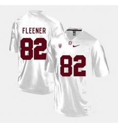 Men Stanford Cardinal Coby Fleener College Football White Jersey