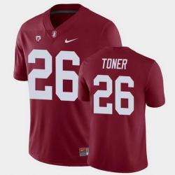 Men Stanford Cardinal Jet Toner College Football Cardinal Game Jersey