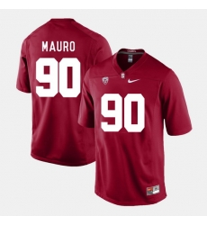 Men Stanford Cardinal Josh Mauro College Football Cardinal Jersey