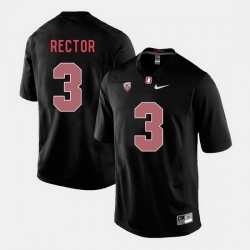 Men Stanford Cardinal Michael Rector College Football Black Jersey