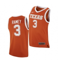 Texas Longhorns Courtney Ramey Orange Replica Texas Longhorns Jersey