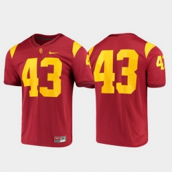 Men Usc Trojans 43 Cardinal Game Jersey