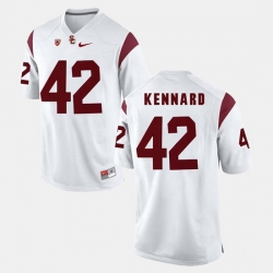 Men Usc Trojans Devon Kennard Pac 12 Game White Jersey