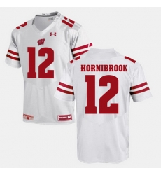 Men Wisconsin Badgers Alex Hornibrook Alumni Football Game White Jersey