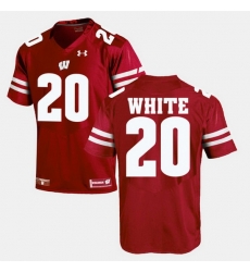 Men Wisconsin Badgers James White Alumni Football Game Red Jersey