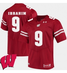 Men Wisconsin Badgers Rachid Ibrahim Red Alumni Football Game Ncaa 2018 Jersey