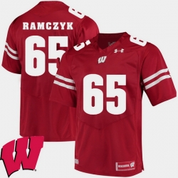 Men Wisconsin Badgers Ryan Ramczyk Red Alumni Football Game Ncaa 2018 Jersey