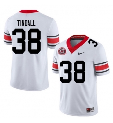 2020 Men #38 Brady Tindall Georgia Bulldogs 1980 National Champions 40th Anniversary College Footbal