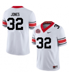 Men #32 Cash Jones Georgia Bulldogs College Football Jerseys Sale-40th Anniversary