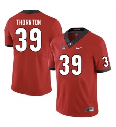Men #39 Miles Thornton Georgia Bulldogs College Football Jerseys Sale-Red