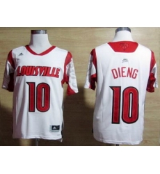 Louisville Cardinals 10 Gorgui Dieng White College NCAA Jerseys