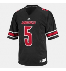 Louisville Cardinals Teddy Bridgewater College Football Black Jersey