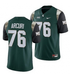 Michigan State Spartans Aj Arcuri Green College Football Men Jersey